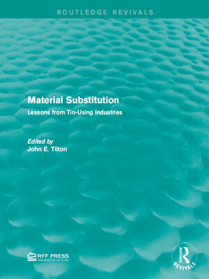 cover image of Material Substitution